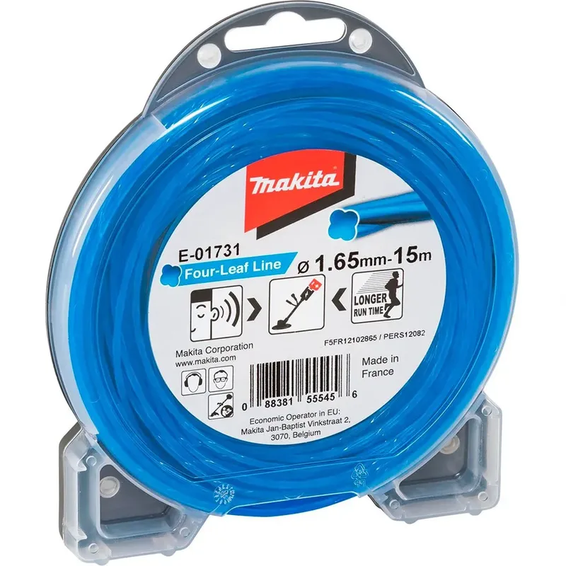 Makita 1,65x15 Maaidraad meter blauw - E-01731 van Makita, Blauw – productafbeelding 3 van 3