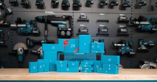 Werkzeugset Makita Adventskalender 2026 P-84888, Werkzeug-Set von Makita, Schwarz – Produktbild 4 von 5