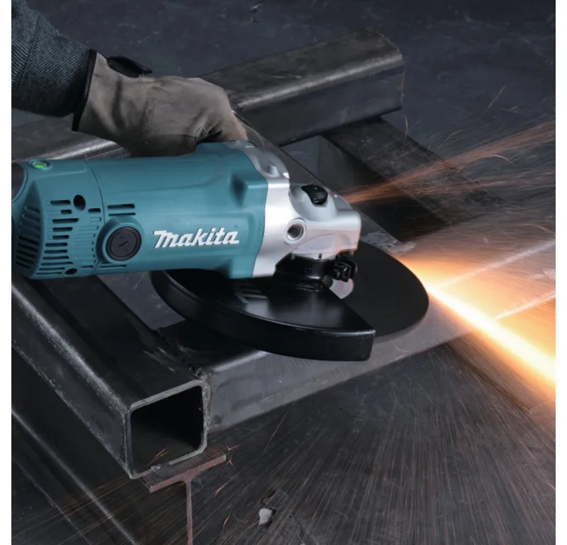 Winkelschleifer GA9050R, ø 230 mm, 2.000 Watt de Makita, Bleu, Noir – image du produit 2 sur 3