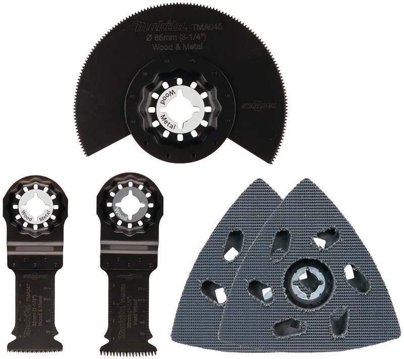 Zaag-/schuurset multitool 5-delig - B-67511 by Makita – product image