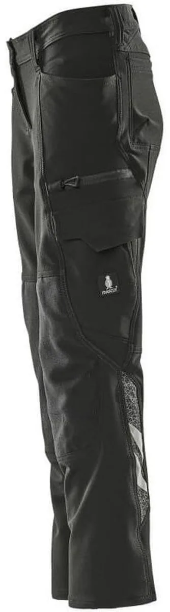 Accelerate Broek met kniezakken 18088-511 - Zwart - 82 von Mascot, Schwarz, C52 – Produktbild
