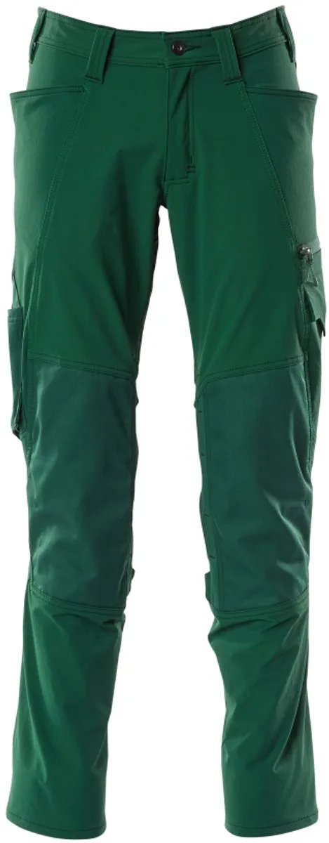 Accelerate Broek met kniezakken 18479-311 - Groen - 82 van Mascot, Groen, C50 – productafbeelding