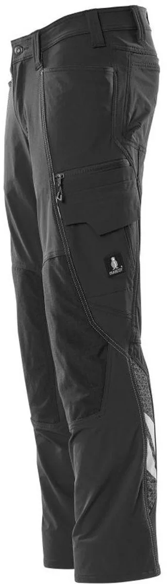 Accelerate Broek met kniezakken 18479-311 - Zwart - 82 van Mascot, Zwart, C62 – productafbeelding