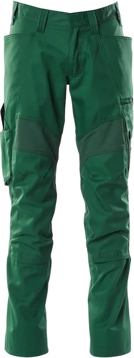 Accelerate Broek met kniezakken 18579-442 - Groen - 82 von Mascot, Grün, C47 – Produktbild