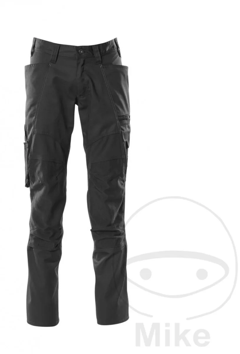 Accelerate Broek met kniezakken 18579-442 - Zwart - 82 fra Mascot, Sort, C43 – produktbillede