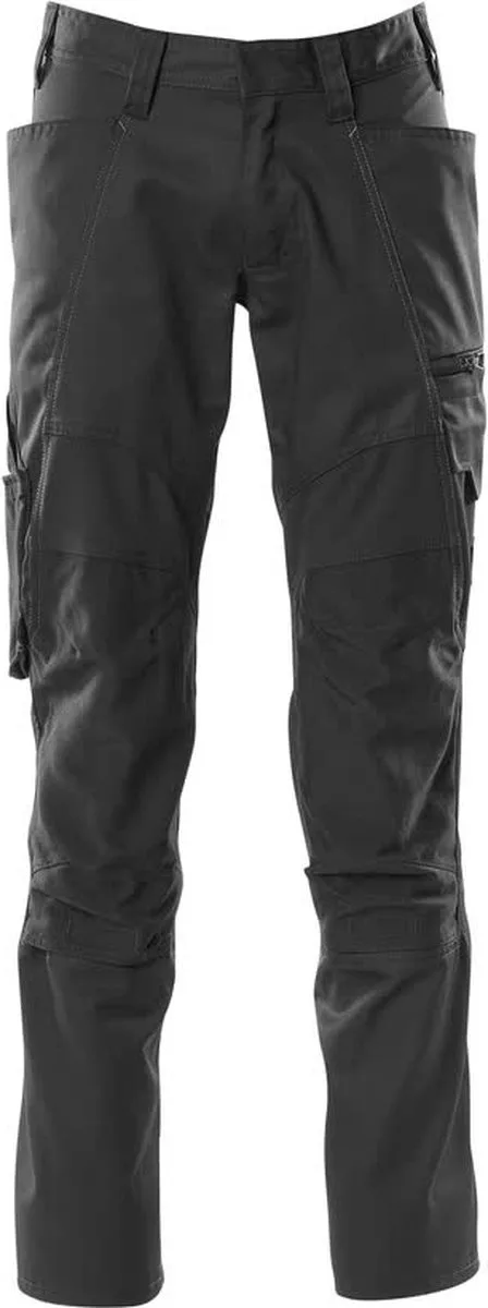 Accelerate Broek met kniezakken 18579-442 - Zwart - 90 von Mascot, Schwarz, C58 – Produktbild