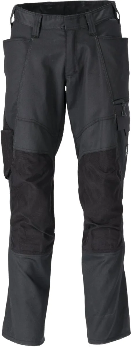 Accelerate Broek met kniezakken 20679-439 - Zwart - 90 fra Mascot, Sort, C56 – produktbillede