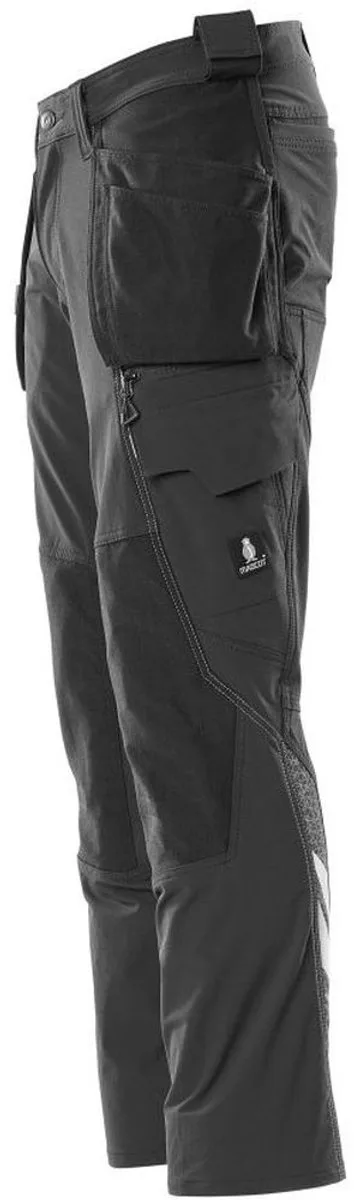 Accelerate Broek met spijkerzakken 18031-311 - Zwart - 82 van Mascot, Zwart, C60 – productafbeelding
