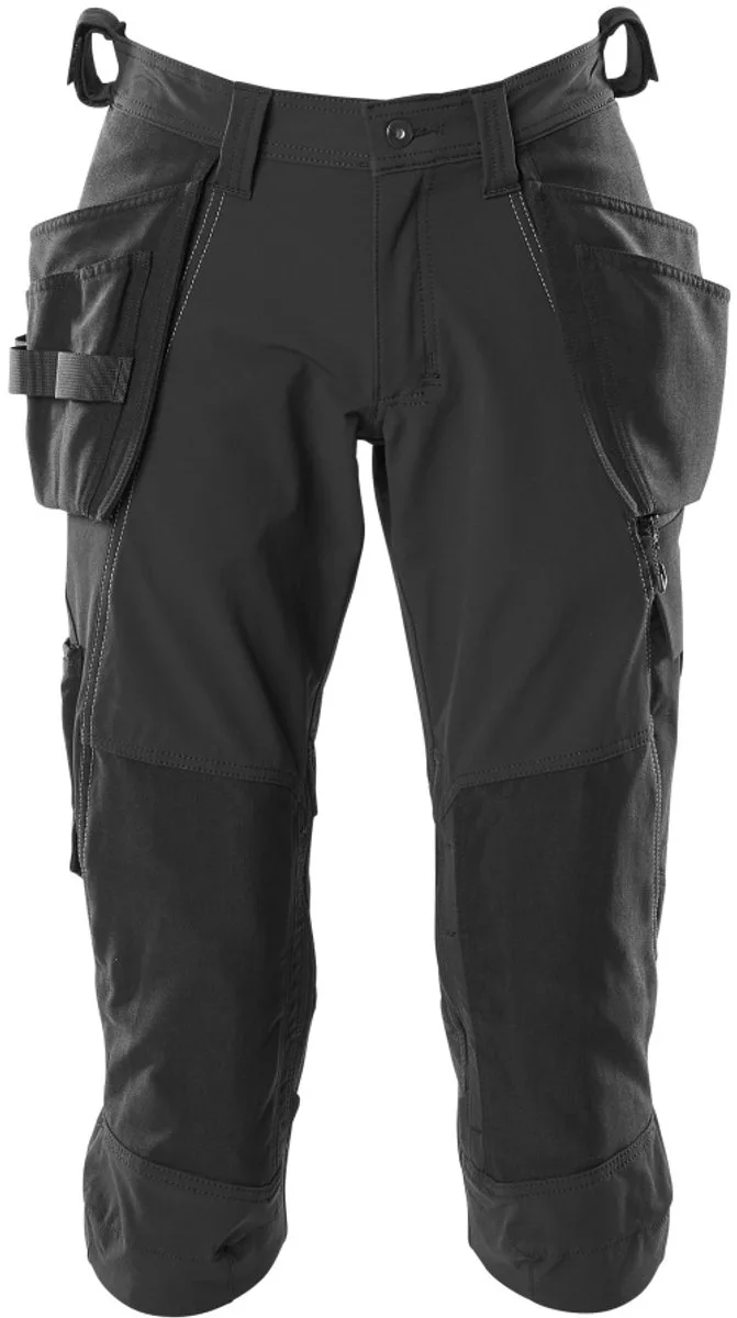 Accelerate Driekwart broek met spijkerzakken 18249-311 - Zwart van Mascot, Zwart, C44 – productafbeelding