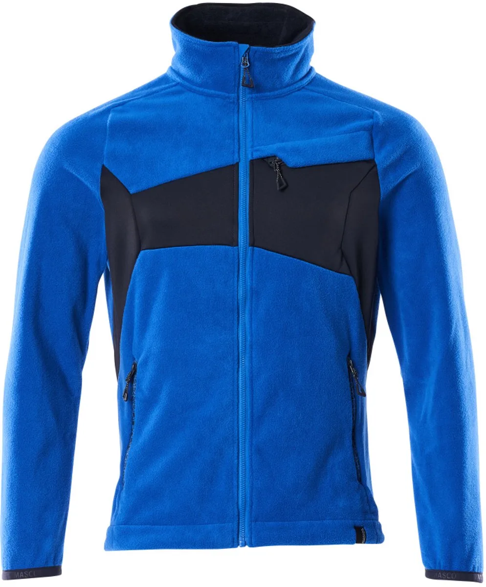 Accelerate Fleece jas 18303-137 - helder blauw/donkermarine van Mascot, Helder blauw, Donkermarine, XXL – productafbeelding