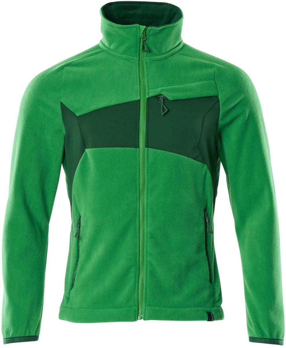 Accelerate Fleece jas 18303-137 - helder groen/groen van Mascot, Helder groen, Groen, XXL – productafbeelding