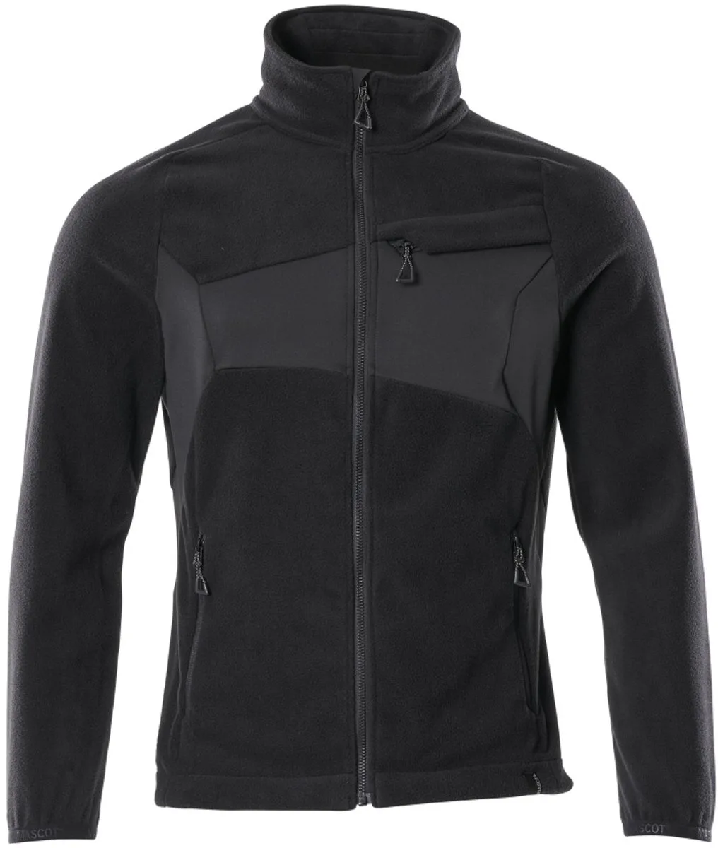 Accelerate Fleece jas 18303-137 - Zwart van Mascot, Zwart, L – productafbeelding