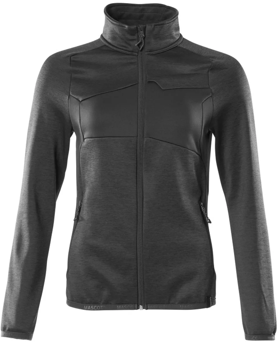 Accelerate Fleecetrui met rits 18153-316 - Zwart by Mascot, Black, 4XL – product image