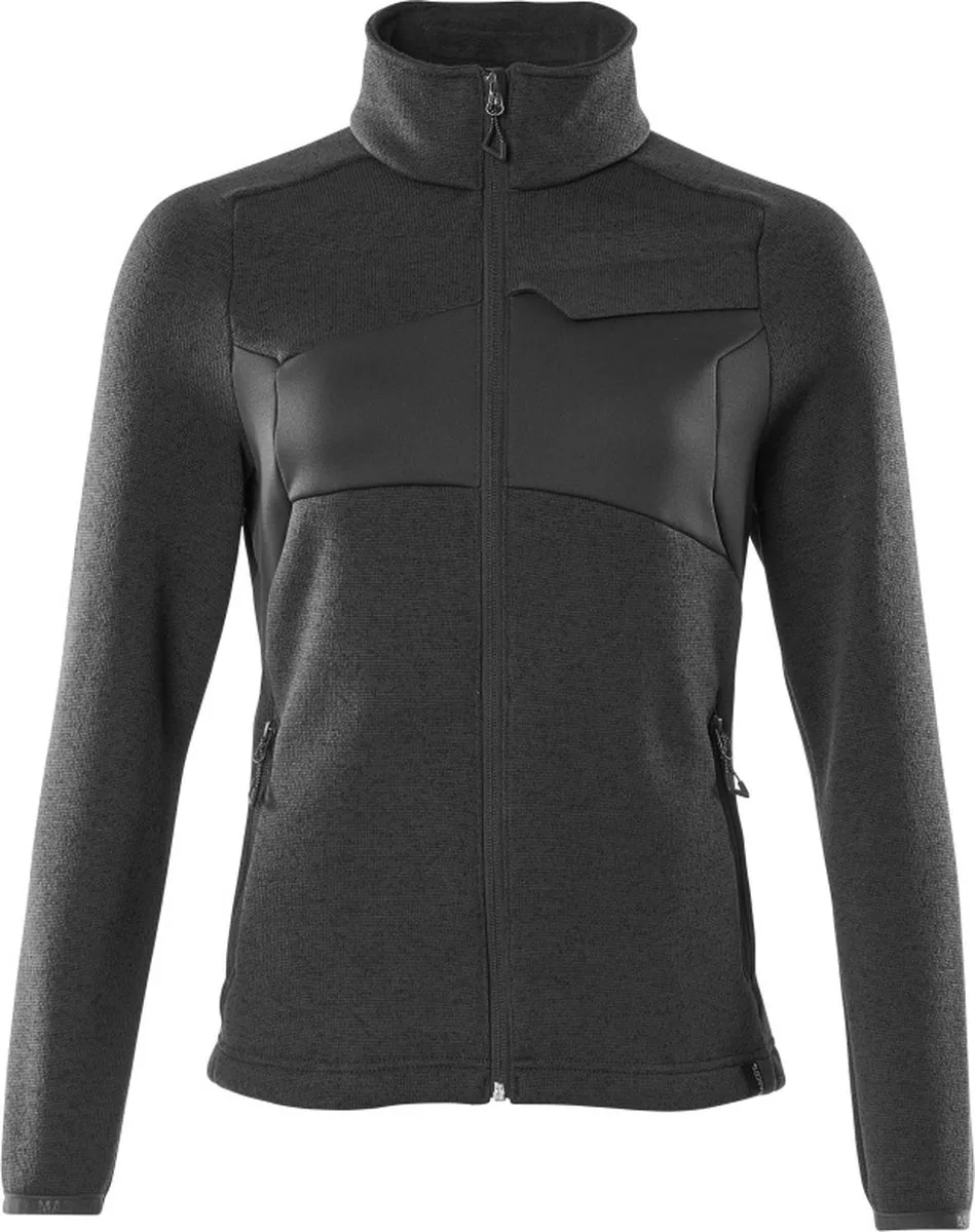 Accelerate Gebreide trui met rits 18155-951 - Zwart de Mascot, Noir, XL – image du produit