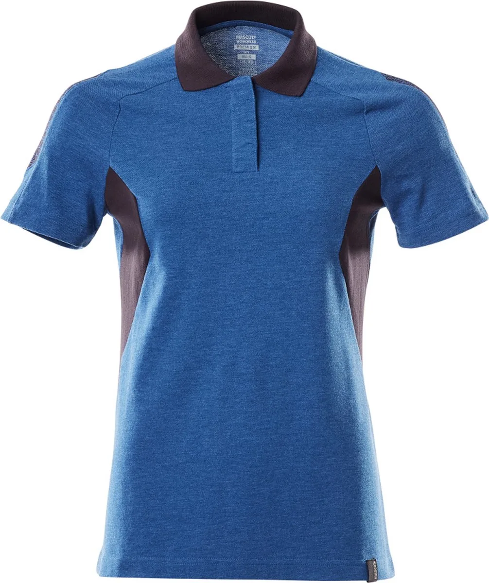 Accelerate Poloshirt 18393-961 - helder blauw/donkermarine van Mascot, Helder blauw, Donkermarine, XL – productafbeelding
