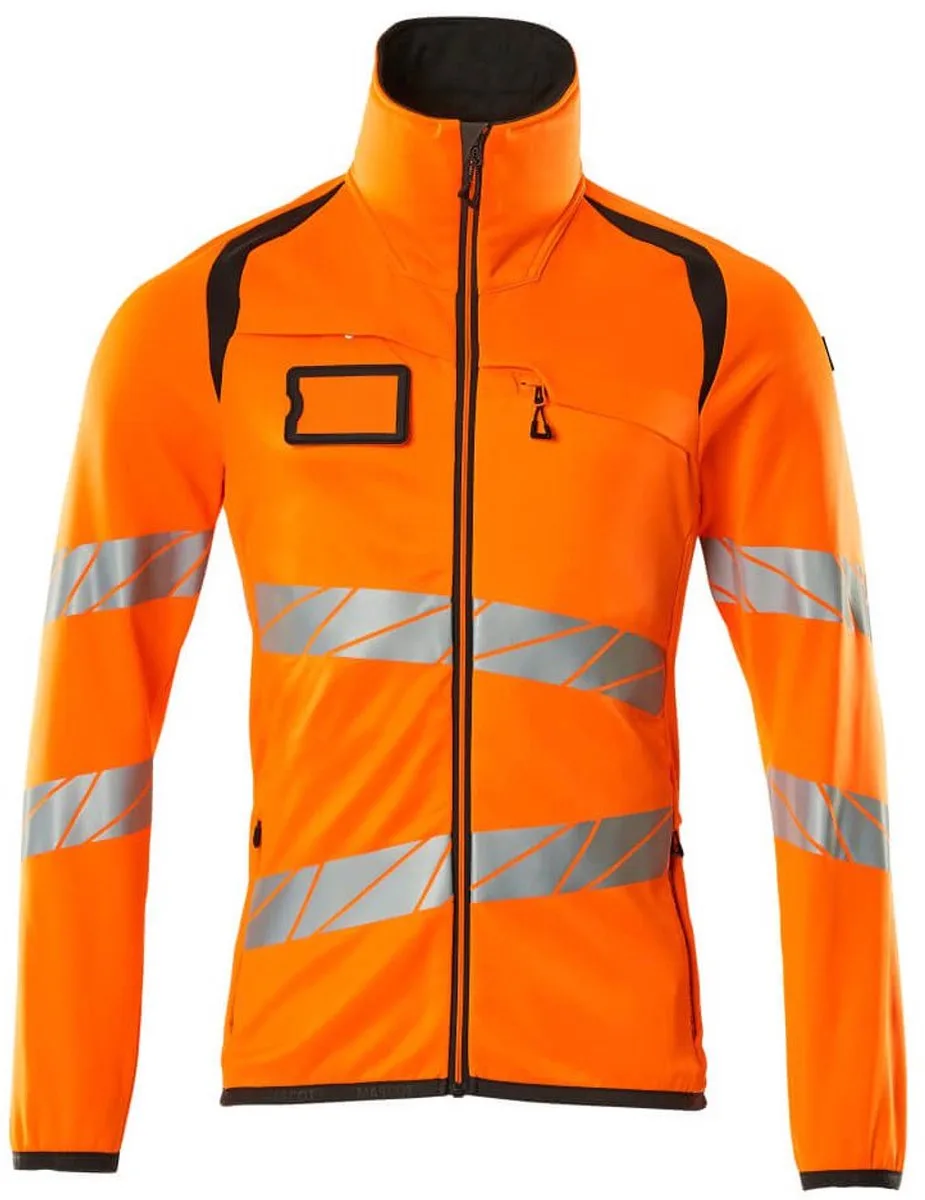 Accelerate Safe Fleecetrui met rits 19103-315 - hi-vis oranje/donkerantraciet by Mascot, Hi-vis oranje, Donkerantraciet, M – product image