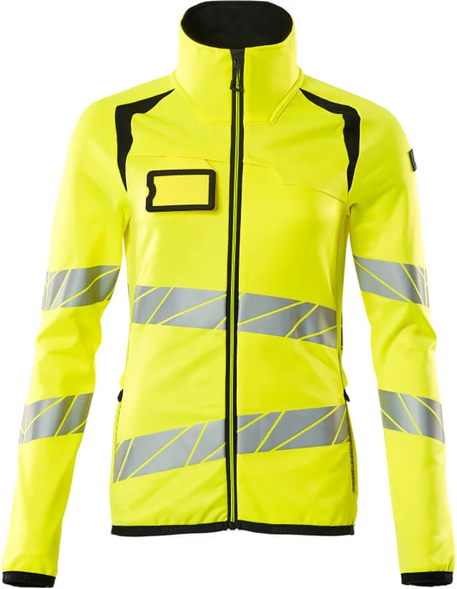 Accelerate Safe Fleecetrui met rits 19153-315 - Hi-Vis geel/zwart de Mascot, Hi-Vis geel, Noir, S – image du produit