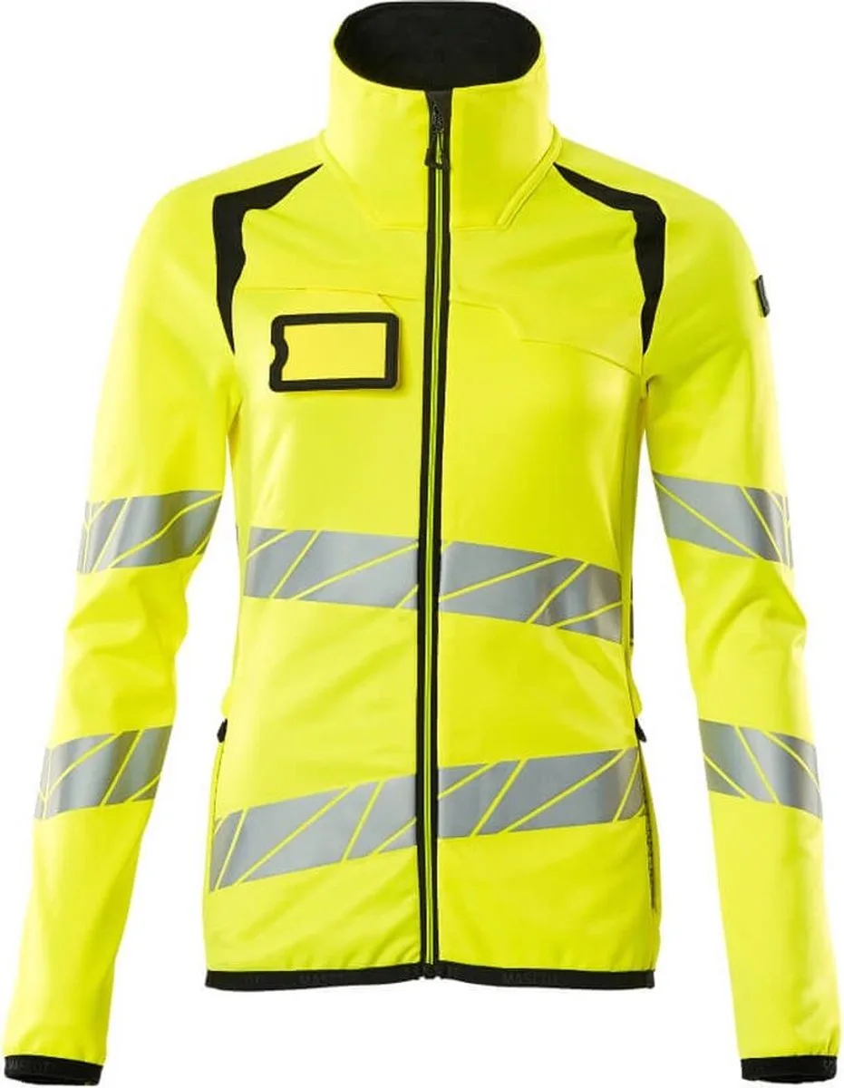 Accelerate Safe Fleecetrui met rits 19153-315 - Hi-Vis geel/zwart de Mascot, Hi-Vis geel, Noir, XXL – image du produit