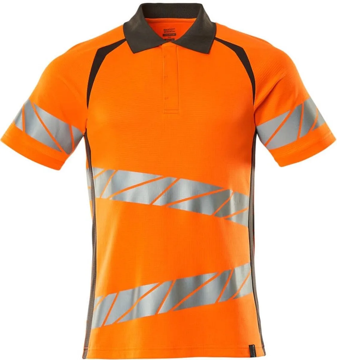Accelerate Safe Poloshirt 19083-771 - hi-vis oranje/donkerantraciet de Mascot, Hi-vis oranje, Donkerantraciet, XXL – image du produit