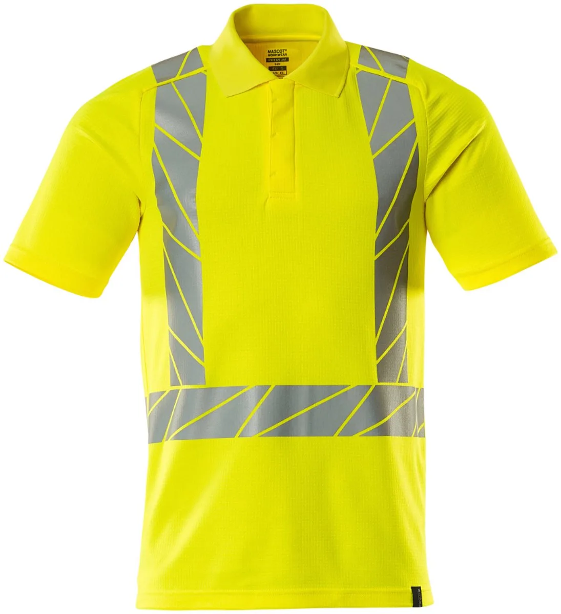 Accelerate Safe Poloshirt 22183-771 - Hi-Vis geel fra Mascot, Hi-Vis geel, XXL – produktbillede