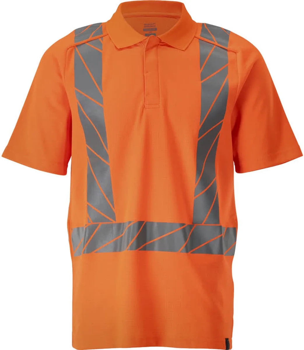 Accelerate Safe Poloshirt 22183-771 - Hi-Vis oranje von Mascot, Hi-Vis oranje, XXL – Produktbild