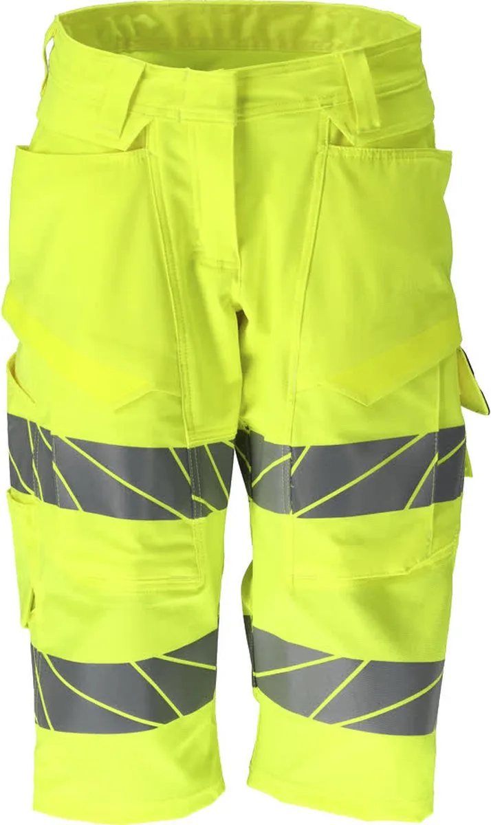 Accelerate Safe Shorts, lange 19248-510 - Hi-Vis geel by Mascot, Hi-Vis geel, C36 – product image