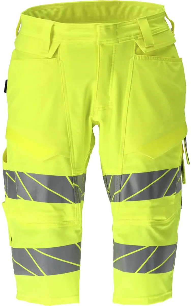 Accelerate Safe Shorts, lange 19249-510 - Hi-Vis geel van Mascot, Hi-Vis geel, C44 – productafbeelding