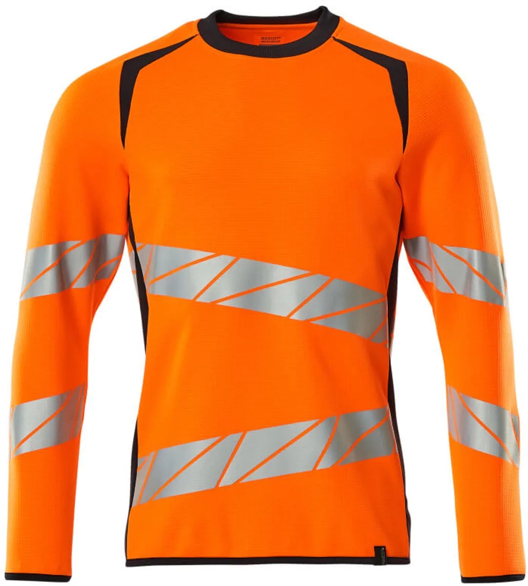 Accelerate Safe Sweatshirt 19084-781 - hi-vis oranje/donkermarine van Mascot, Hi-vis oranje, Donkermarine, XXL – productafbeelding