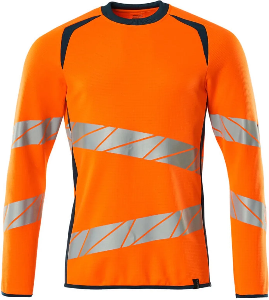 Accelerate Safe Sweatshirt 19084-781 - hi-vis oranje/donkerpetrol van Mascot, Hi-vis oranje, Donkerpetrol, XXL – productafbeelding