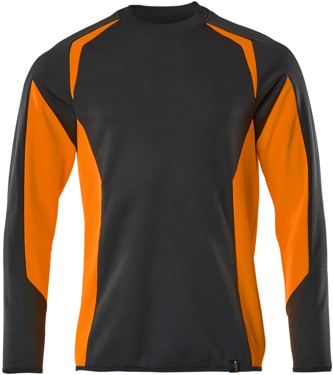 Accelerate Safe Sweatshirt 22084-781 - donkermarine/hi-vis oranje von Mascot, Donkermarine, Hi-vis oranje, XS – Produktbild
