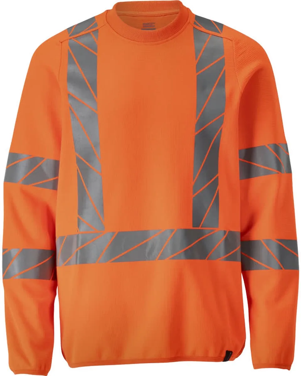 Accelerate Safe Sweatshirt 22184-781 - Hi-Vis oranje van Mascot, Hi-Vis oranje, XXL – productafbeelding
