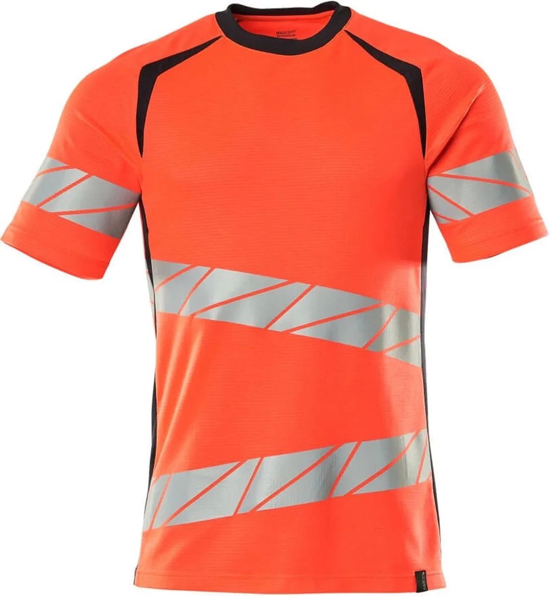 Accelerate Safe T-shirt 19082-771 - hi-vis rood/donkermarine von Mascot, Hi-vis rood, Donkermarine, XL – Produktbild