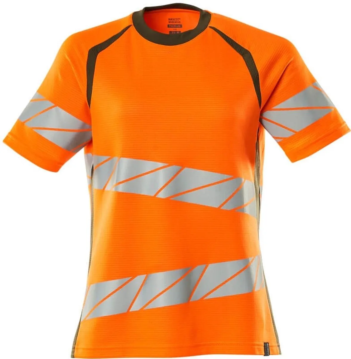 Accelerate Safe T-shirt 19092-771 - hi-vis oranje/mosgroen by Mascot, Hi-vis oranje, Mosgroen, XXL – product image