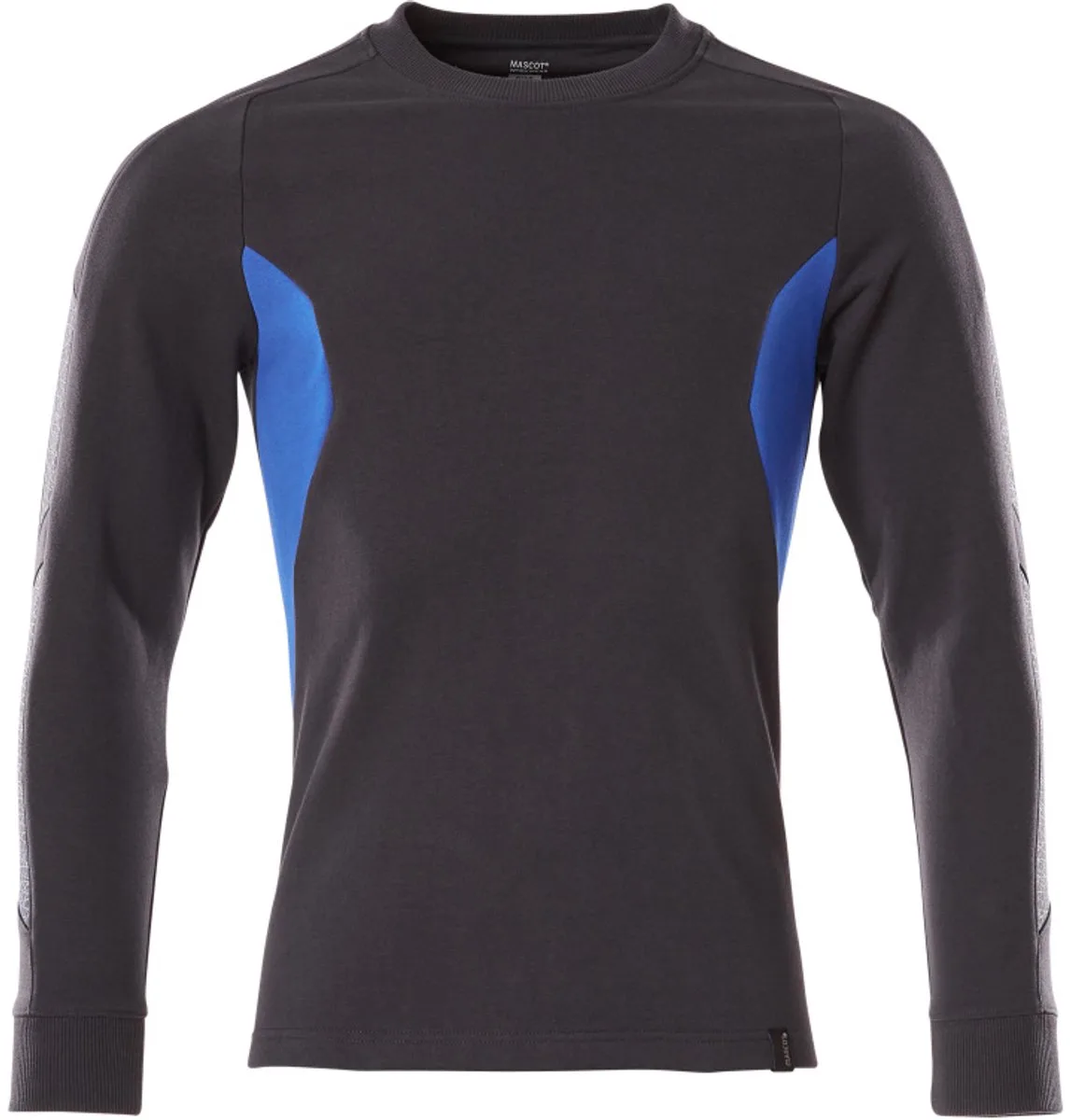 Accelerate Sweatshirt 18384-962 - donkermarine/helder blauw van Mascot, Donkermarine, Helder blauw, XXL – productafbeelding