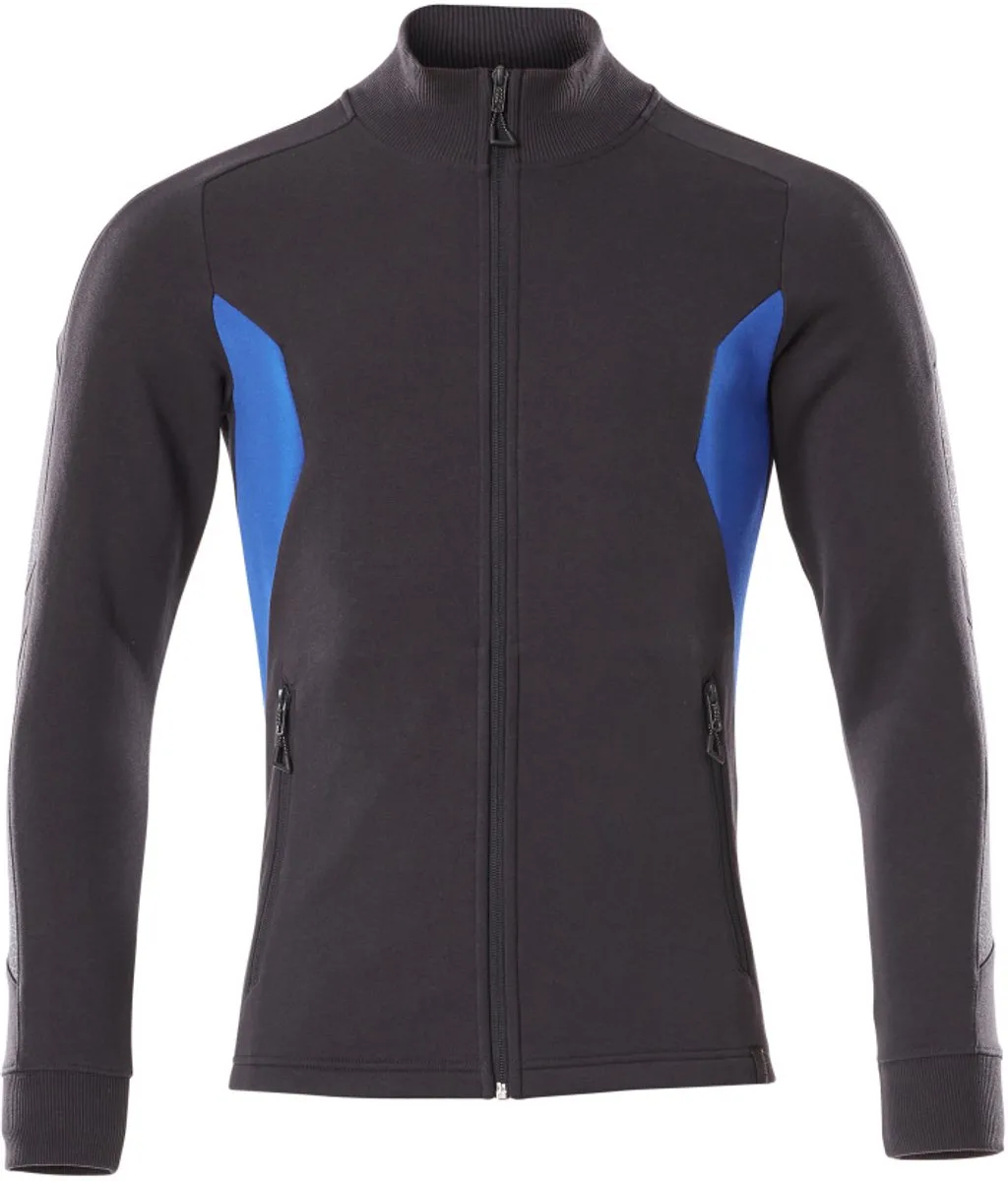 Accelerate Sweatshirt met rits 18484-962 - donkermarine/helder blauw by Mascot, Donkermarine, Helder blauw, XXL – product image