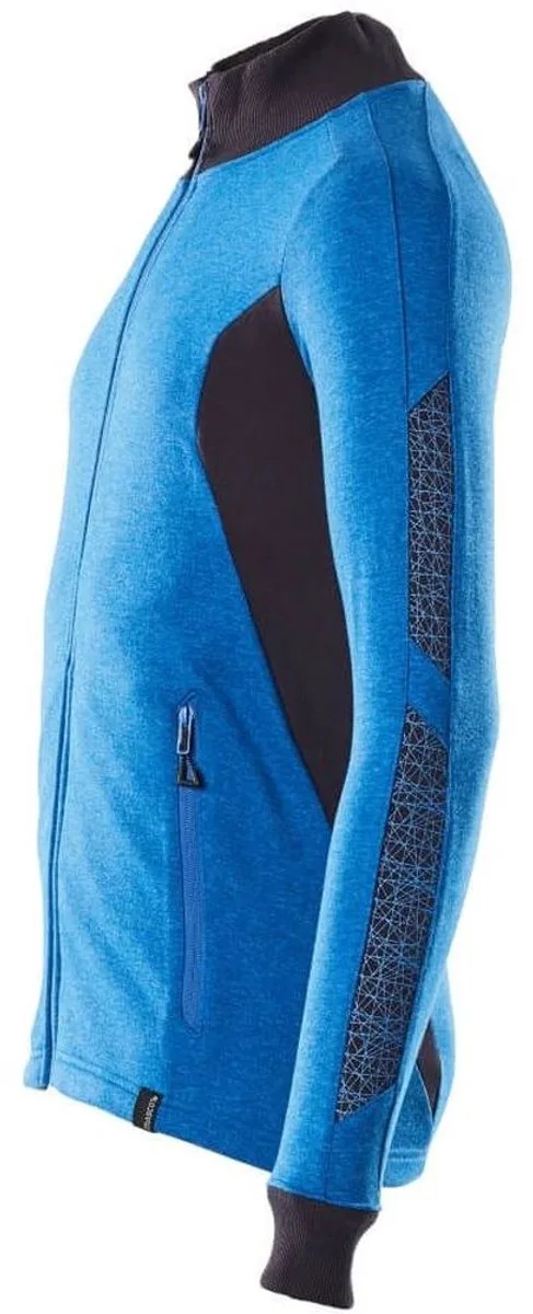 Accelerate Sweatshirt met rits 18484-962 - helder blauw/donkermarine by Mascot, Helder blauw, Donkermarine, 4XL – product image