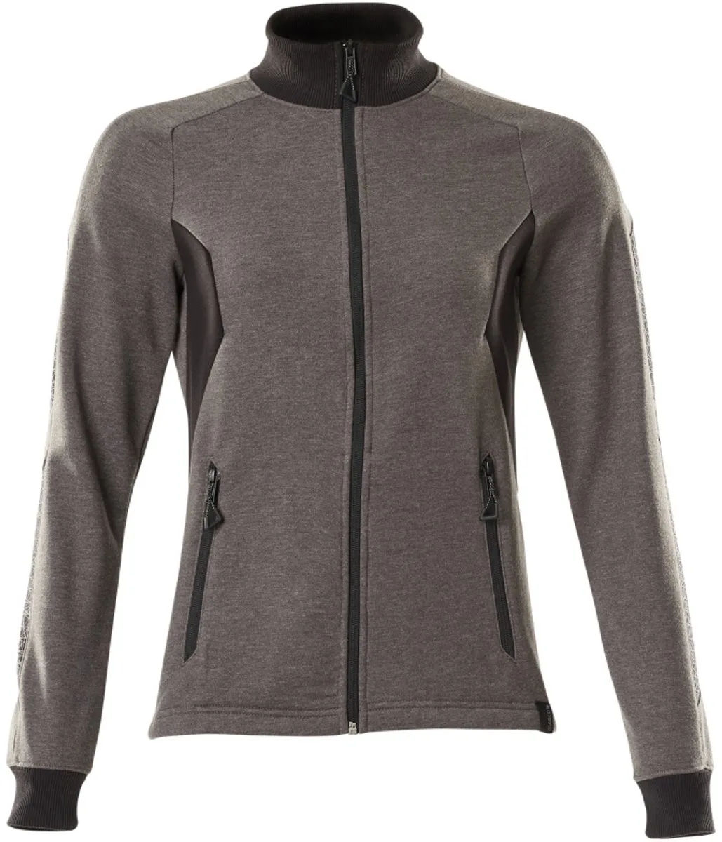 Accelerate Sweatshirt met rits 18494-962 - donkerantraciet/zwart by Mascot, Donkerantraciet, Black, XXL – product image