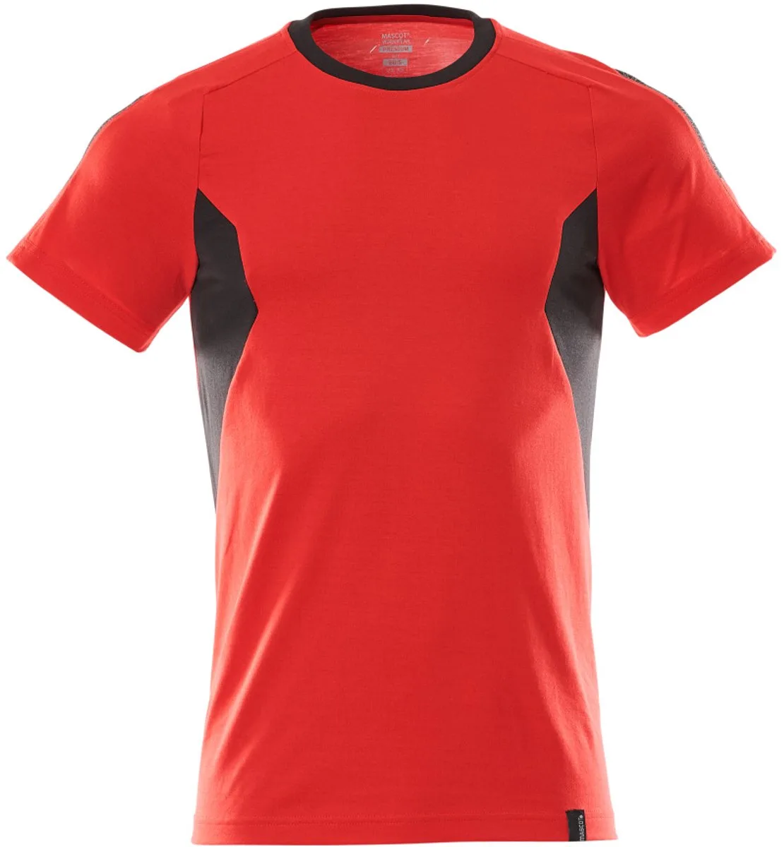 Accelerate T-shirt 18382-959 - signaalrood/zwart van Mascot, Signaalrood, Zwart, XXL – productafbeelding