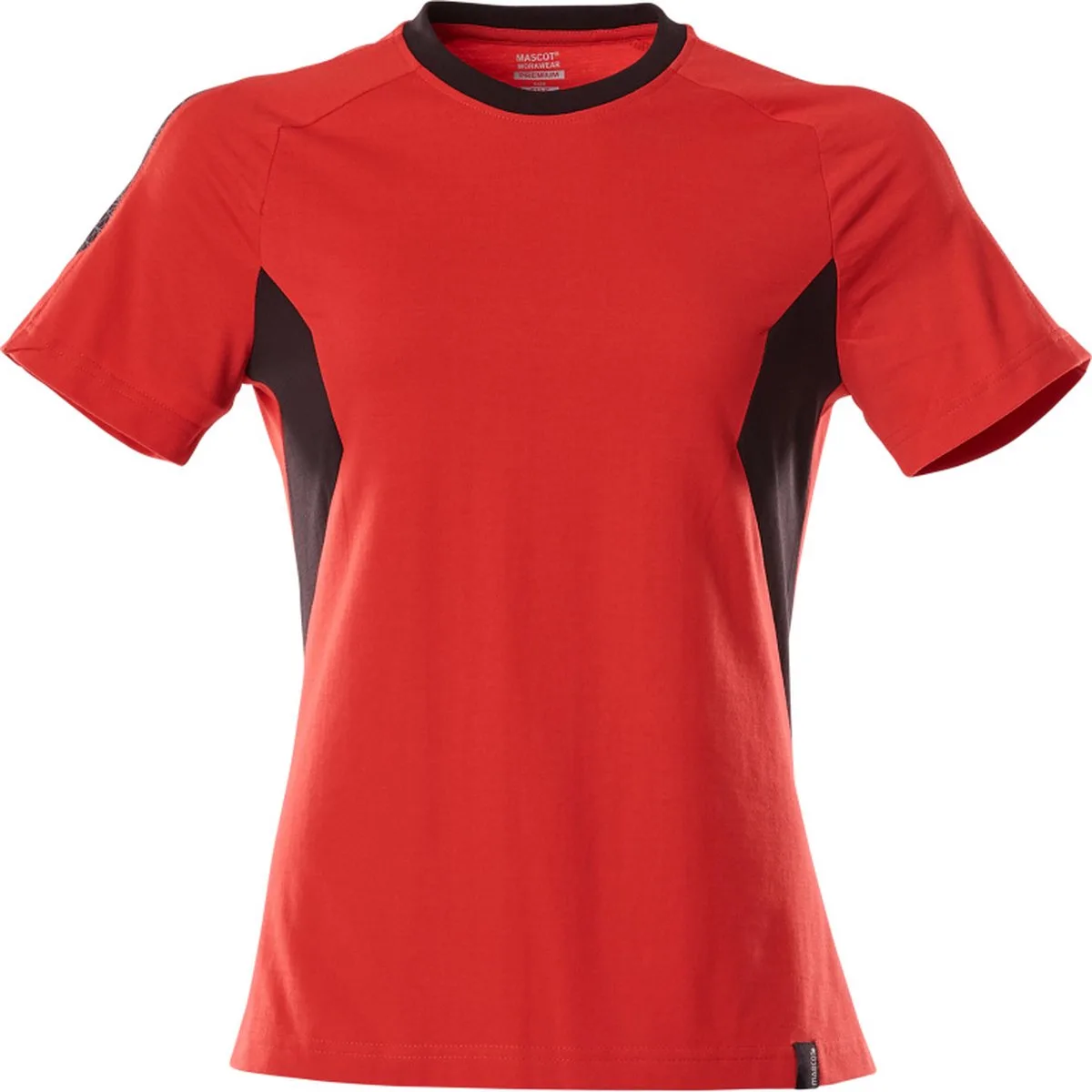 Accelerate T-shirt 18392-959 - signaalrood/zwart van Mascot, Signaalrood, Zwart, XXL – productafbeelding