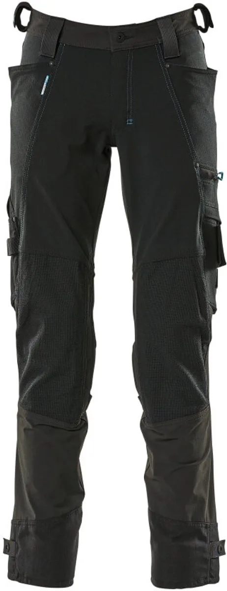 Advanced Broek met kniezakken 17079-311 - Zwart - 90 van Mascot, Zwart, C52 – productafbeelding