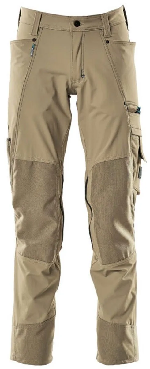 Advanced Broek met kniezakken 17179-311 - lichtkhaki - 82 van Mascot, Lichtkhaki, C44 – productafbeelding