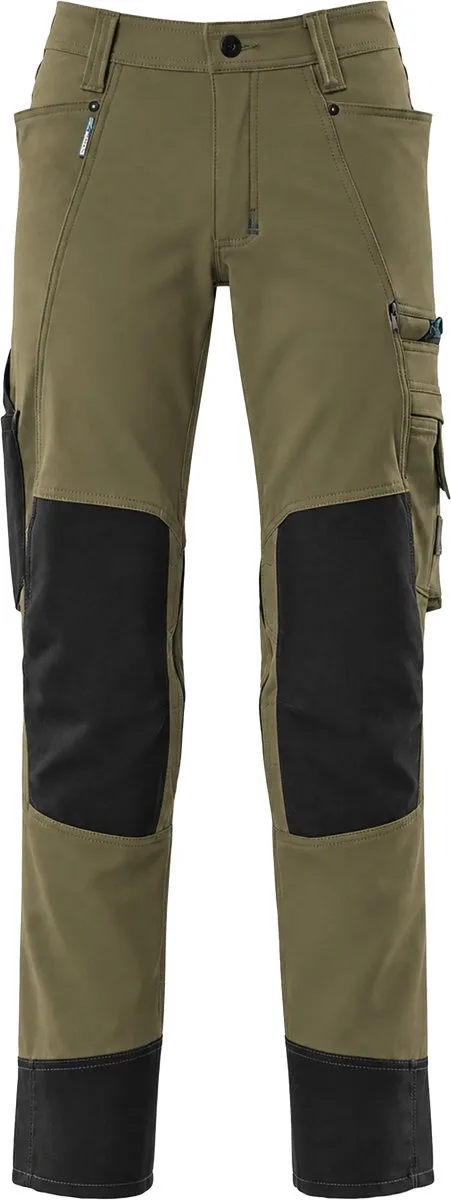 Advanced Broek met kniezakken 17179-311 - mosgroen - 82 fra Mascot, Grøn, C60 – produktbillede