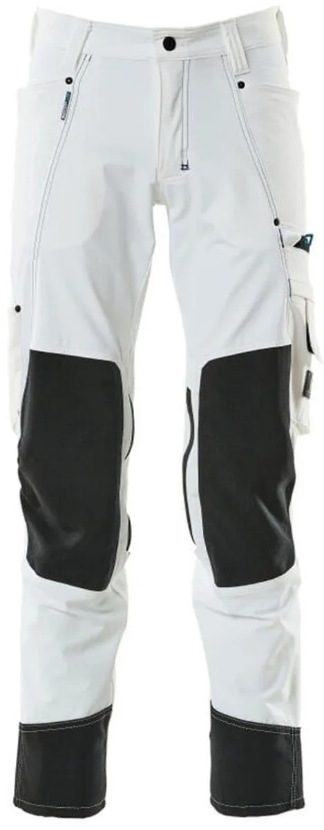 Advanced Broek met kniezakken 17179-311 - Wit - 90 van Mascot, Wit, C49 – productafbeelding