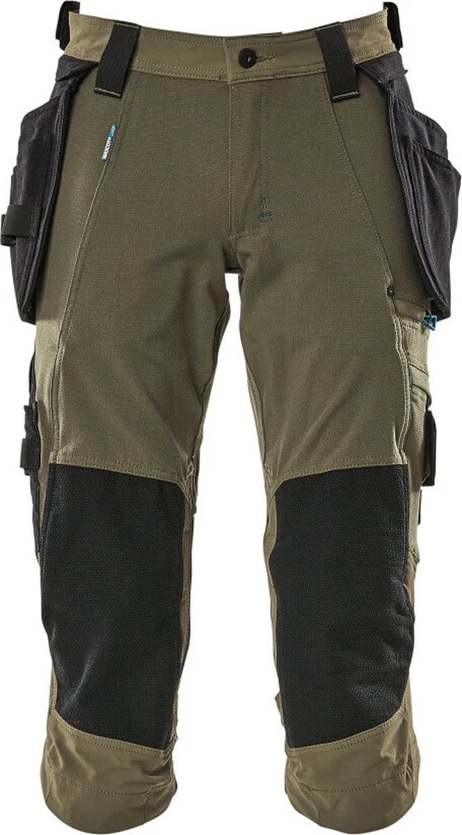 Advanced Driekwart broek met spijkerzakken 17049-311 - mosgroen fra Mascot, Mosgroen, C42 – produktbillede