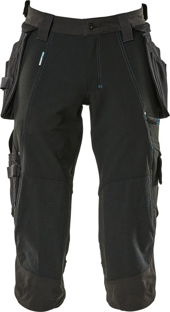 Advanced Driekwart broek met spijkerzakken 17049-311 - Zwart van Mascot, Zwart, C52 – productafbeelding