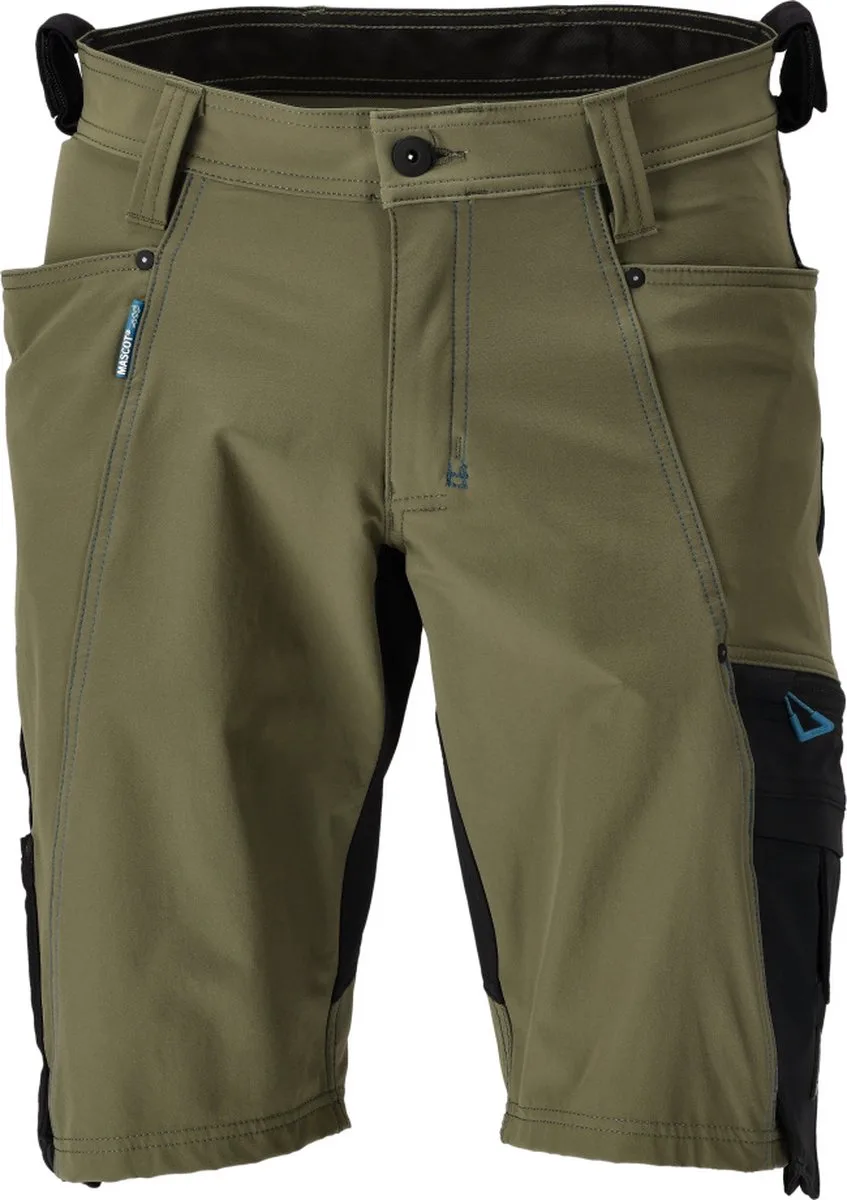 Advanced Shorts 23149-311 - Mosgroen/Zwart van Mascot, Mosgroen, Zwart, C58 – productafbeelding