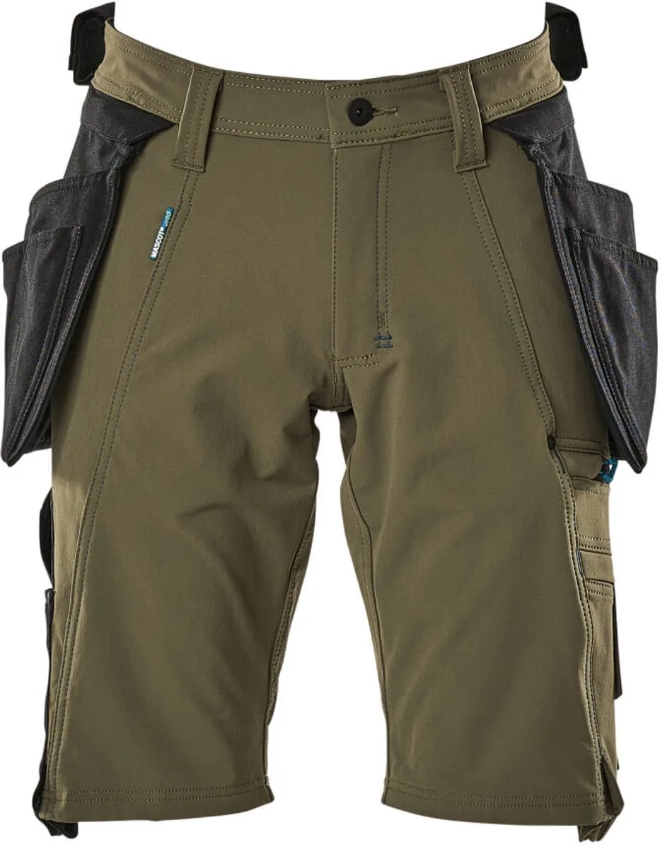 Advanced Shorts met spijkerzakken 17149-311 - mosgroen van Mascot, Mosgroen, C42 – productafbeelding