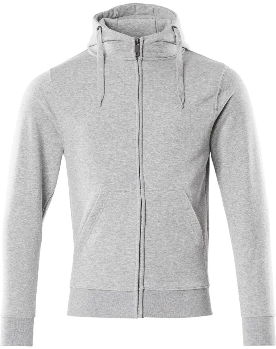 Crossover Capuchontrui met rits 51590-970 - grijs-gemêleerd by Mascot, Grijs-gemêleerd, XXL – product image
