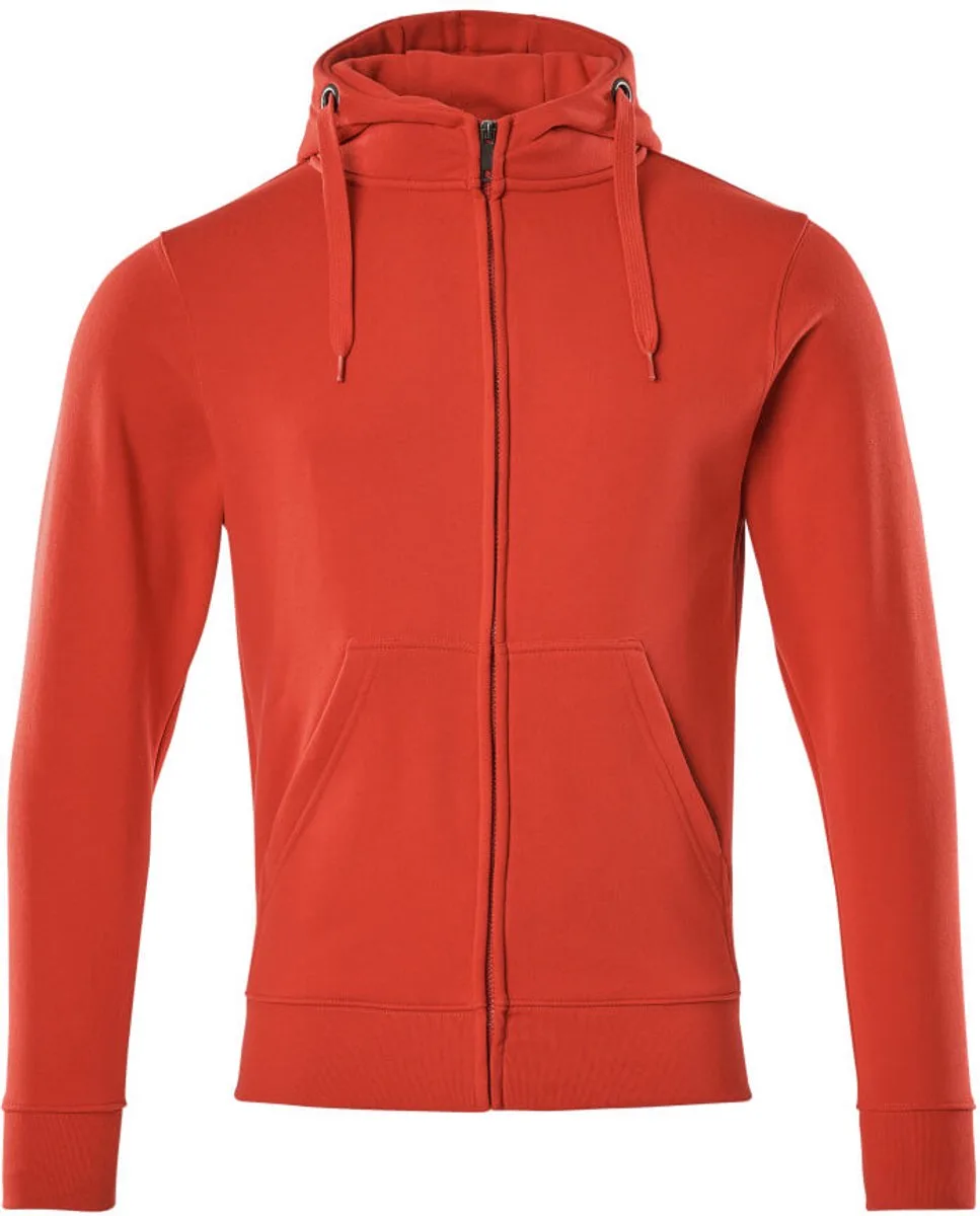 Crossover Capuchontrui met rits 51590-970 - signaalrood van Mascot, Signaalrood, XXL – productafbeelding