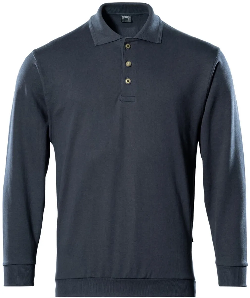 Crossover Polosweatshirt 00785-280 - donkermarine by Mascot, Dark Navy, XXL – product image